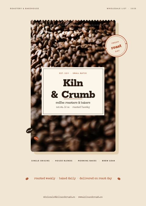 Coffee & Bakery — catalog template