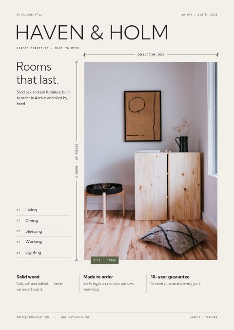 Furniture & Home — catalog template