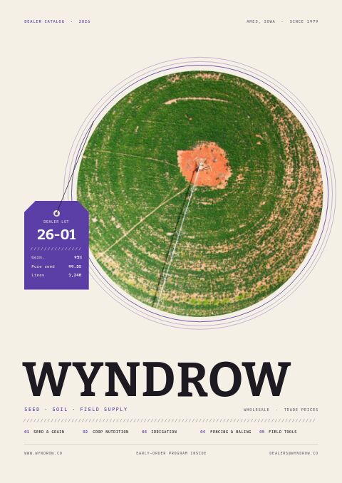 Agricultural Supplies Premium — premium catalog template