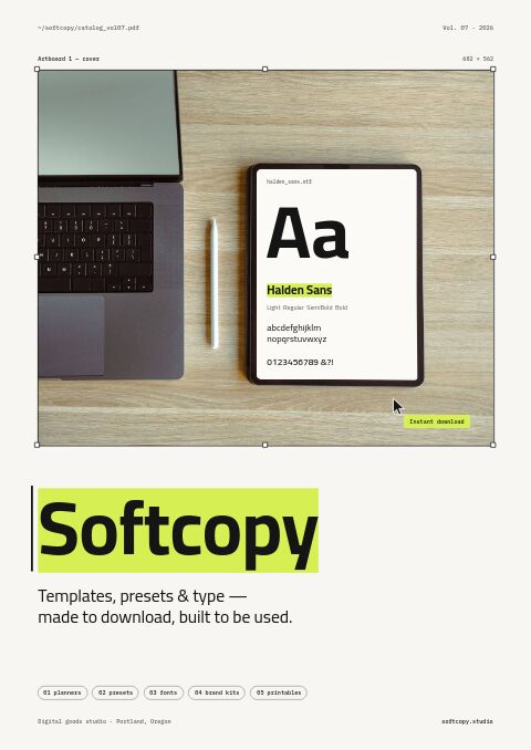 Digital Products Premium — premium catalog template