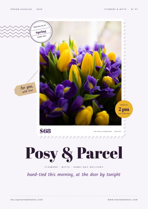 Flowers & Gifts Premium — premium catalog template