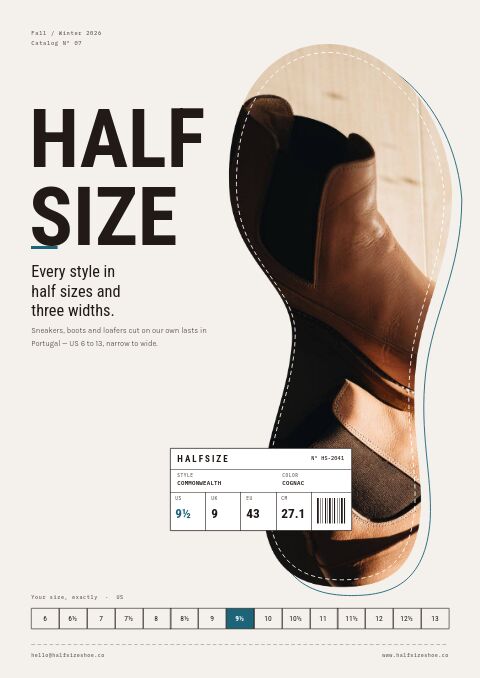 Footwear Premium — premium catalog template