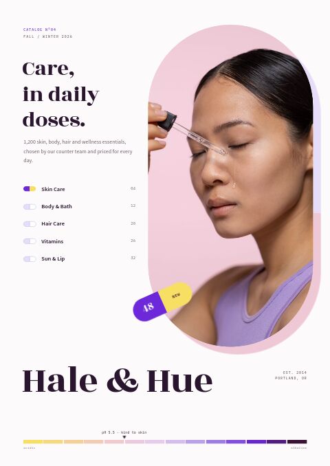 Health & Beauty Premium — premium catalog template