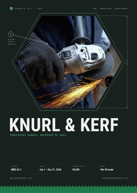 Industrial Supplies Premium — premium catalog template