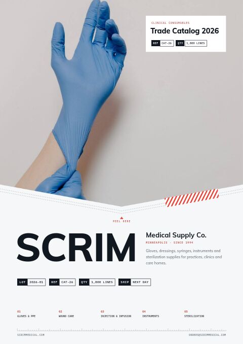 Medical Supplies Premium — premium catalog template