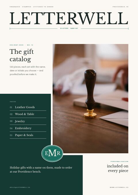 Personalized Products Premium — premium catalog template