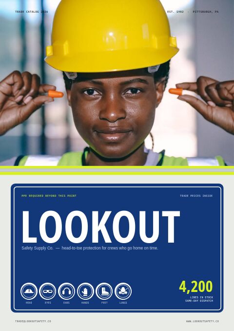 Safety Equipment Premium — premium catalog template
