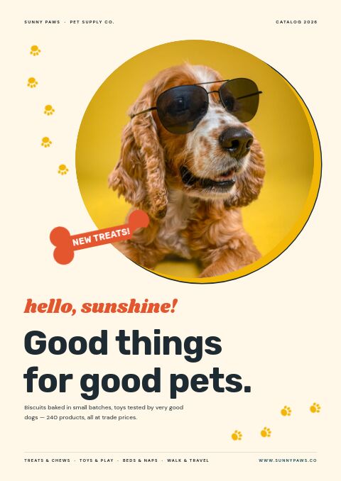 Pet Supplies — catalog template