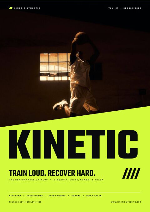 Sports & Fitness — catalog template